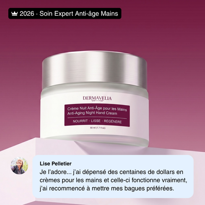 Crème de Nuit Anti-Âge pour les Mains