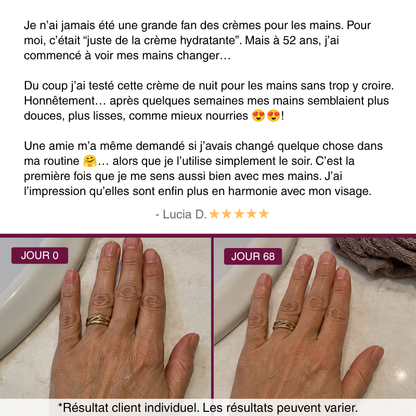 OFFRE ANNIVERSAIRE | Crème de Nuit Anti-Âge pour les Mains